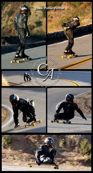 Down Hill Skate boarding